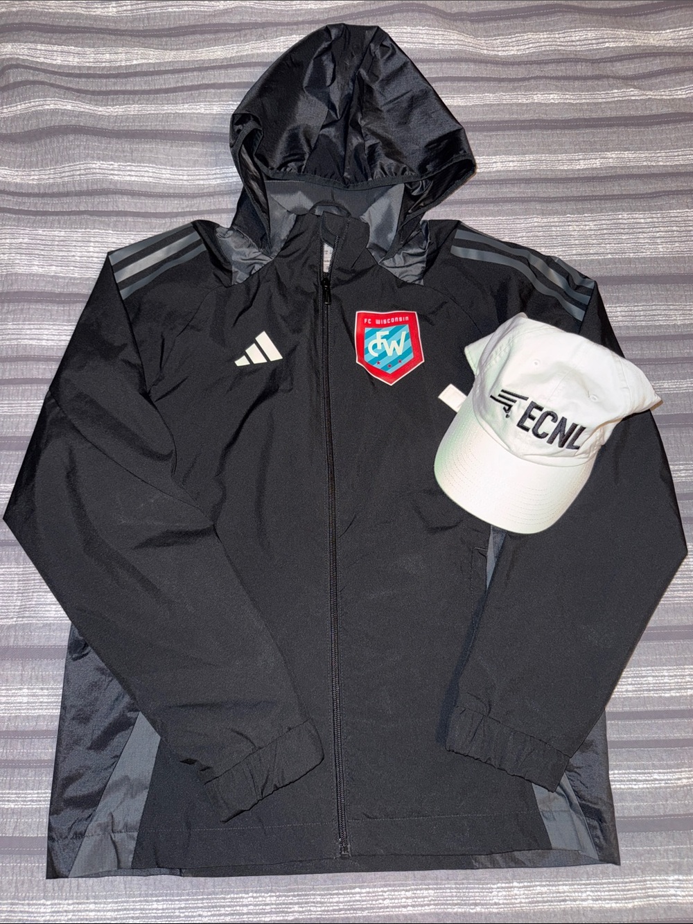 FC Wisconsin ECNL Youth Large raincoat Adult hat